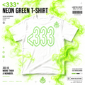 archive <333* NEON GREEN T-SHIRT WHITE